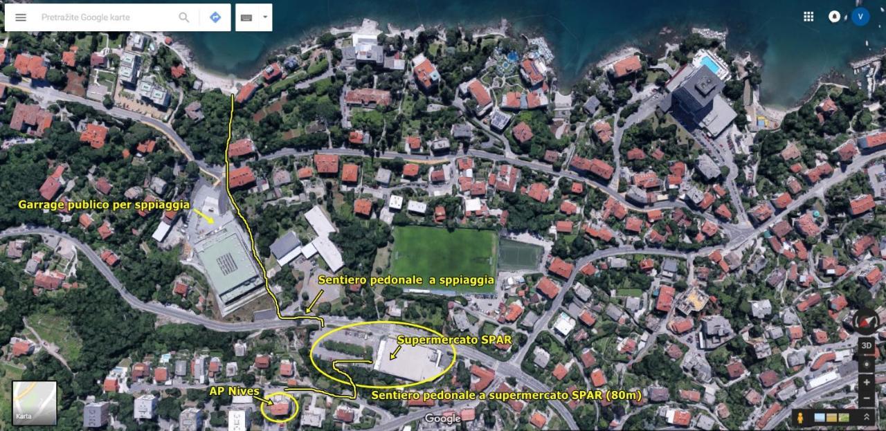 Apartment Nives Opatija Exteriör bild